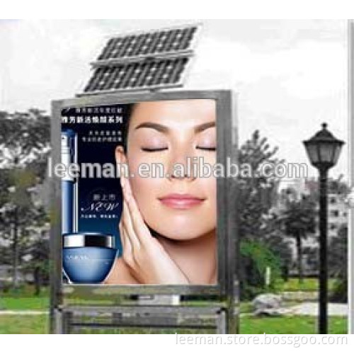 Leeman P6 outdoor SMD led display with solar power panel